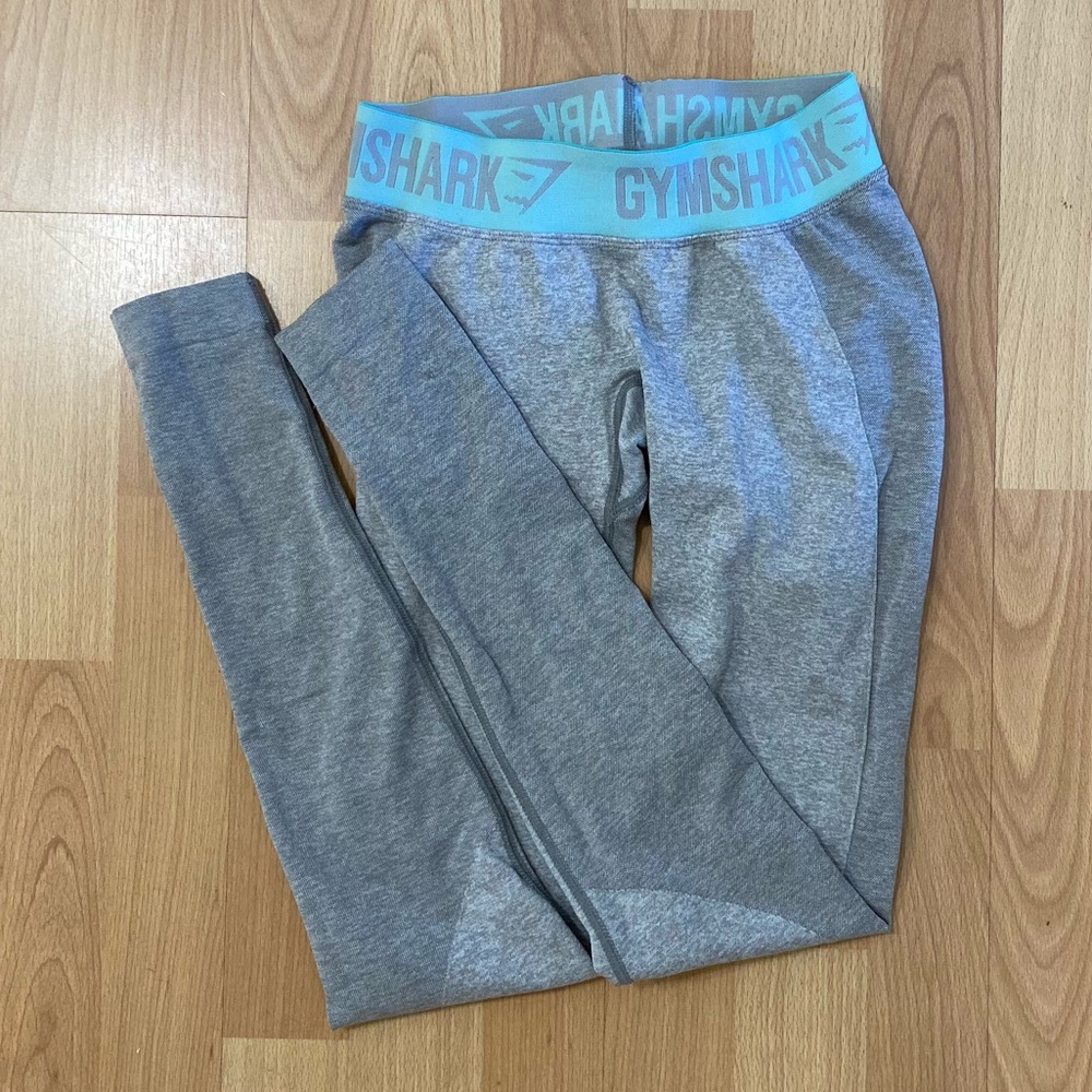 Gymshark flex leggings mint and gray